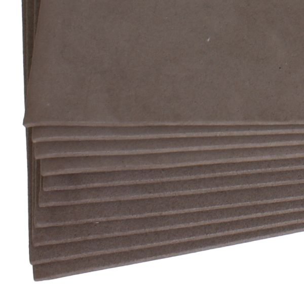 PAPER FOR DECORATION - FOAM SHEET - 19x30cm - BROWN - SECOND-RATE - PACKAGE 10pcs. Thickness -2.0mm