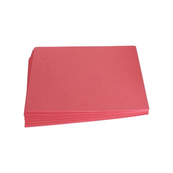MATERIALS FOR CRAFT AND DECORATION - PAPER FOR DECORATION - FOAM SHEET - 19x30cm - CORAL - SECOND-RATE - PACKAGE 10pcs. Thickness -1.8mm