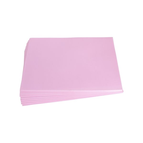 MATERIALS FOR CRAFT AND DECORATION - PAPER FOR DECORATION - FOAM SHEET - 19x30cm - PINK (LIGHT) - SECOND-RATE - PACKAGE 10pcs. Thickness -1.8mm