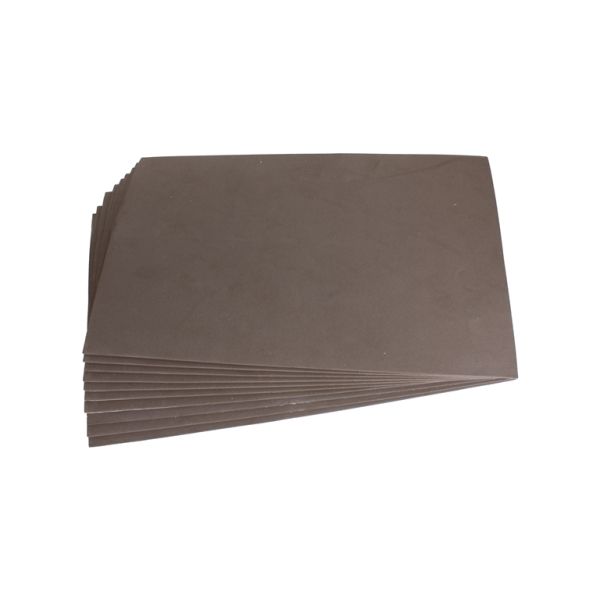 MATERIALS FOR CRAFT AND DECORATION - PAPER FOR DECORATION - FOAM SHEET - SELF-ADHESIVE BACK - 19x30cm - BROWN - SECOND-RATE - PACKAGE 10pcs. Thickness -1.8mm