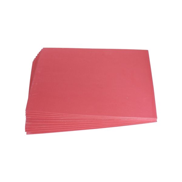 MATERIALS FOR CRAFT AND DECORATION - PAPER FOR DECORATION - FOAM SHEET - SELF-ADHESIVE BACK - 19x30cm - CORAL - SECOND-RATE - PACKAGE 10pcs. Thickness -1.8mm