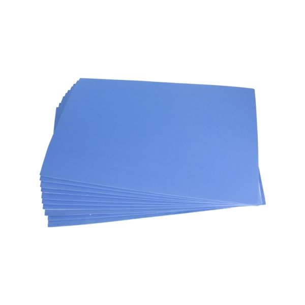 MATERIALS FOR CRAFT AND DECORATION - PAPER FOR DECORATION - FOAM SHEET - SELF-ADHESIVE BACK - 19x30cm - BLUE - SECOND-RATE - PACKAGE 10pcs. Thickness -1.8mm