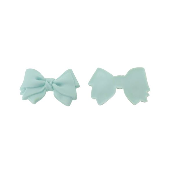 ПЛАСТМАСОВИ МЪНИСТА - ГУМЕНИ 3D - ЗА ЗАЛЕПВАНЕ - ПАНДЕЛКА 10 - 44х31х5мм МЕНТА - ПАКЕТ 30 бр.