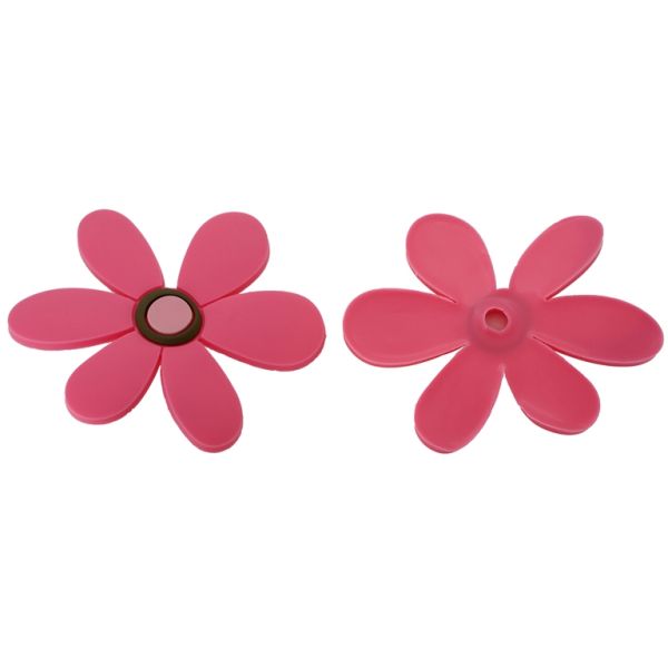 ПЛАСТМАСОВИ МЪНИСТА - ГУМЕНИ 3D - ЗА ЗАЛЕПВАНЕ - ЦВЕТЕ 17 - 62х76х2.5мм РОЗОВО-КАФЯВО Т.-РОЗОВО СВ. - ПАКЕТ 20 бр.