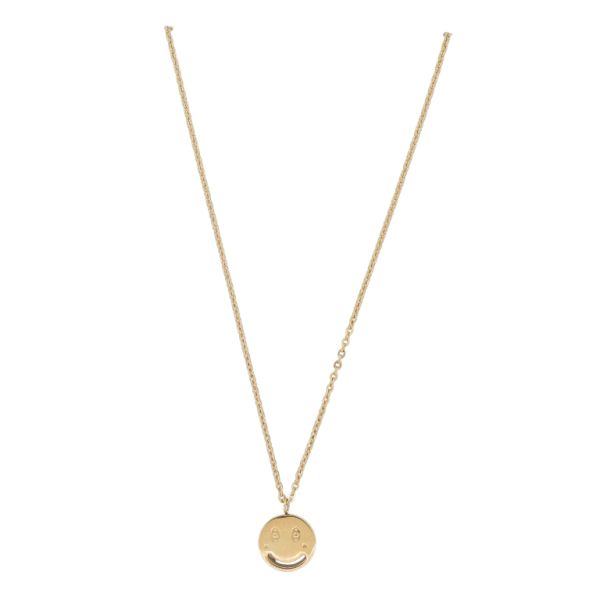  JEWELRY - NECKLACE - BRASS - EMOJI K114 - 1.1x1.4cm ROSE GOLD - PACKAGE 6pcs.