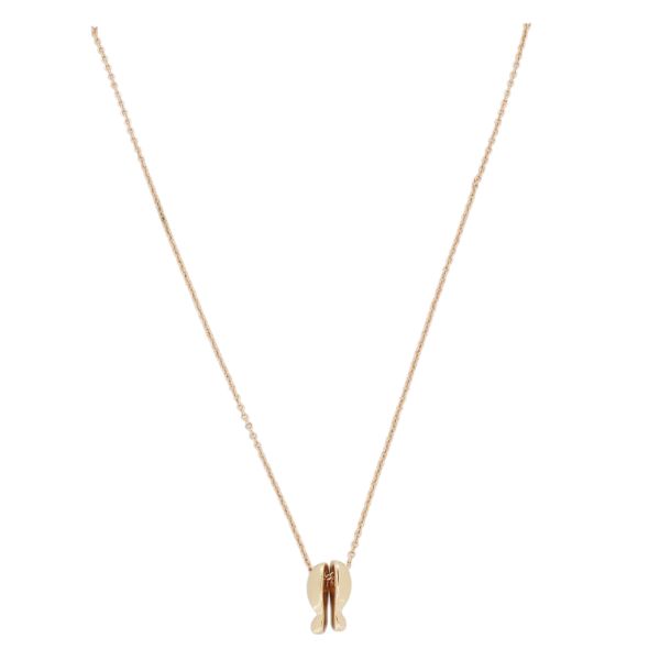  JEWELRY - NECKLACE - BRASS - FORMS K126 - 0.7x1.2cm ROSE GOLD - 1pc.