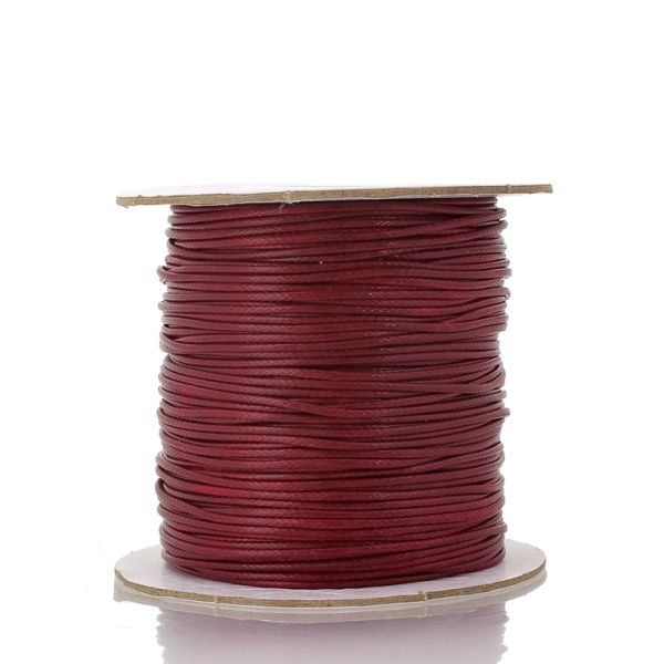 POLYESTER THREAD - 1.0mm BORDEAUX A018 - 75meters