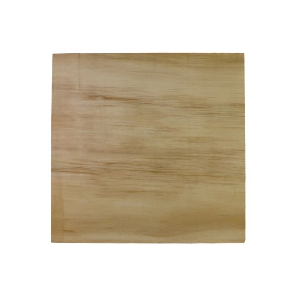 МАТЕРИАЛИ ЗА КРАФТ И ДЕКОРАЦИЯ - ДЪРВЕНИ ОСНОВИ - КВАДРАТ 01 - 17х17х2см НАТУРАЛЕН - 1 бр.