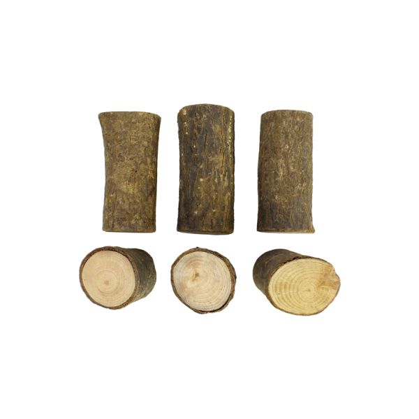 MATERIALS FOR CRAFT AND DECORATION - WOODEN BASES - BLOCK 01 - 10cm - 3-5cm NATURAL - SECOND-RATE - PACKAGE 6pcs.