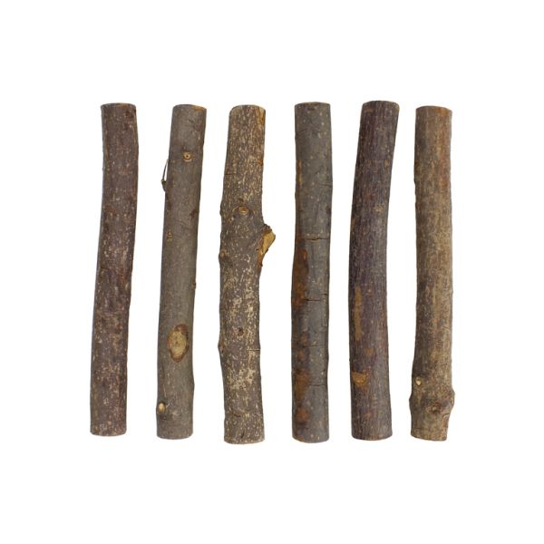 MATERIALS FOR CRAFT AND DECORATION - WOODEN BASES - BLOCK 02 - 22cm - 2-3cm NATURAL - SECOND-RATE - PACKAGE 6pcs.