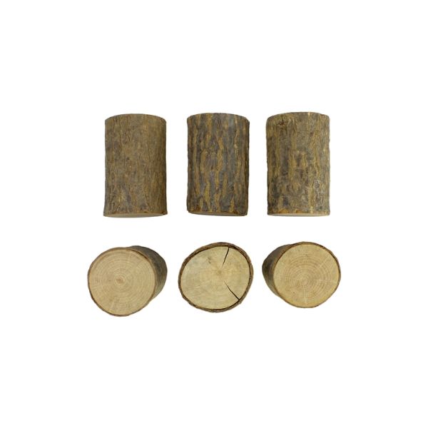 MATERIALS FOR CRAFT AND DECORATION - WOODEN BASES - BLOCK 05 - 8cm - 4-5cm NATURAL - SECOND-RATE - 1pc.