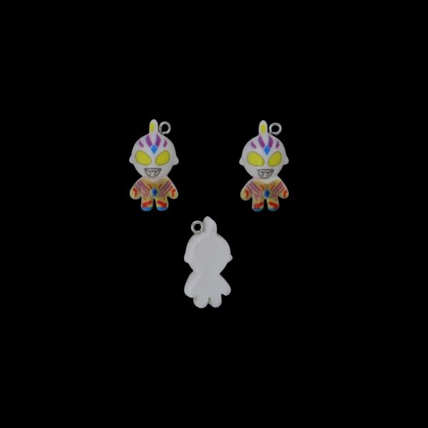 ПЛАСТМАСОВИ МЪНИСТА - РЕЗИН 3D - ВИСУЛКА - УЛТРАМЕН 09 - 20х30х6мм БЯЛО И МИКС - 2 бр. Отвор-1.8мм