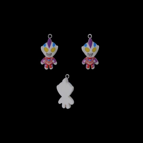 ПЛАСТМАСОВИ МЪНИСТА - РЕЗИН 3D - ВИСУЛКА - УЛТРАМЕН 14 - 15х30х9мм БЯЛО И МИКС - ПАКЕТ 20 бр. Отвор-1.8мм