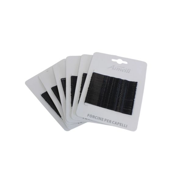 METAL ELEMENTS - BOBBY PIN - 66mm BLACK - 30pcs.