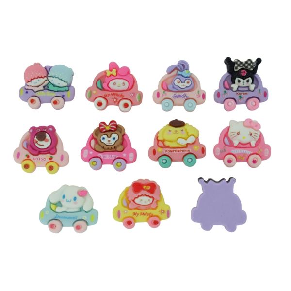 ПЛАСТМАСОВИ МЪНИСТА - РЕЗИН 3D - ЗА ЗАЛЕПВАНЕ - АВТОМОБИЛИ МИКС - 23х24х7мм МИКС - ПАКЕТ 30 бр. 