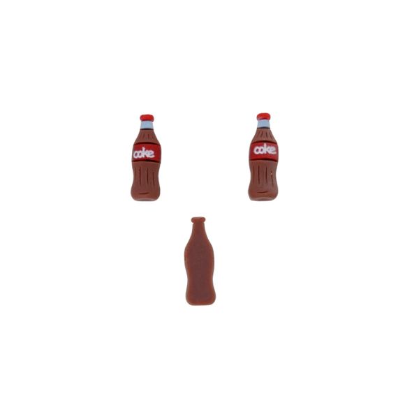 ПЛАСТМАСОВИ МЪНИСТА - РЕЗИН 3D - ЗА ЗАЛЕПВАНЕ - БЕЗАЛКОХОЛНА НАПИТКА 04 - 8х28мм КАФЯВО-ЧЕРВЕНО-БЯЛО - ПАКЕТ 30 бр. 