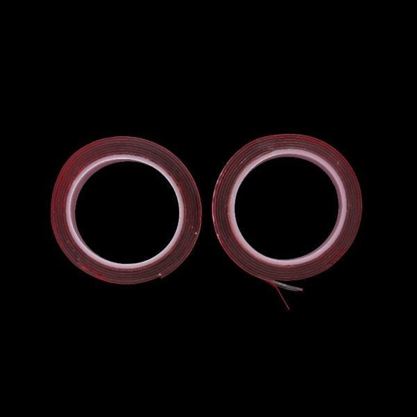 MATERIALS FOR CRAFT AND DECORATION - ADHESIVES AND ADHESIVE TAPES - DUCT TAPE AND ADHESIVE TAPES - DOUBLE-SIDED TAPE 10mm - TRANSPARENT - PACKAGE 12x1meter