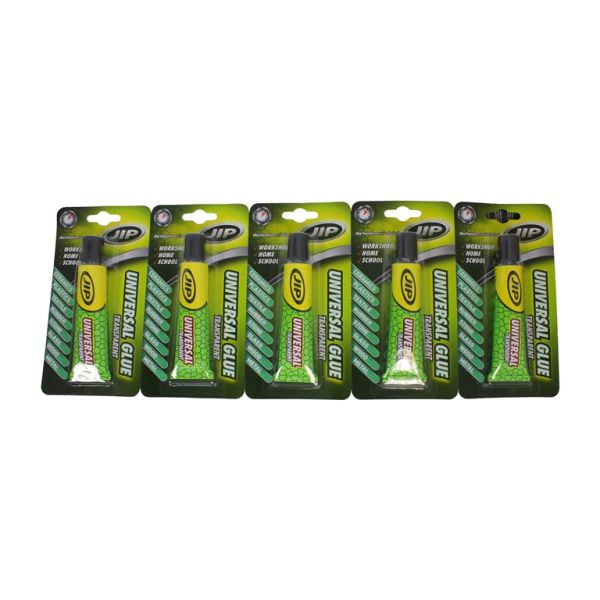 MATERIALS FOR CRAFT AND DECORATION - ADHESIVES AND ADHESIVE TAPES - UNIVERSAL GLUE JEEP JIP - ADHESIVES AND ADHESIVE TAPES - PACKAGE 5x30ml