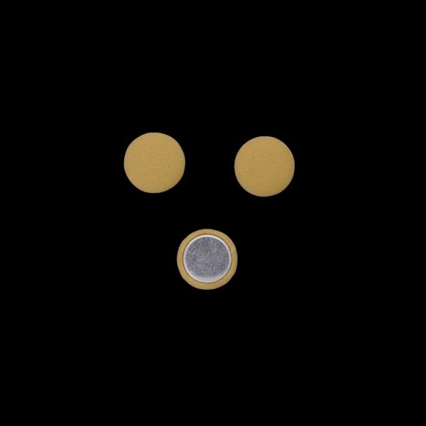 ADHESIVE BEADS - TEXTILE - HEMISPHERE 051 - 15x5mm - GEORGETTE 01 - CHAMPAGNE - PACKAGE 100pcs.