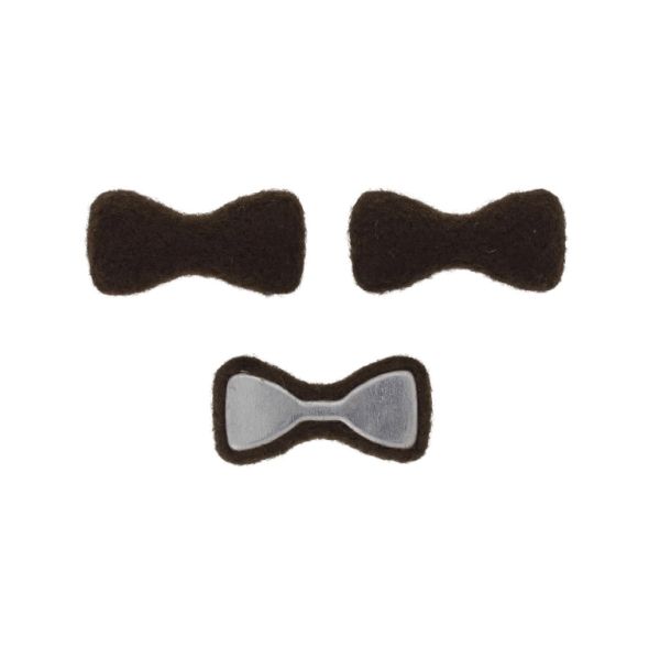 МЪНИСТА ЛЕПЯЩИ - ТЕКСТИЛНИ - ПАНДЕЛКА 305 33х16х6мм - ПОЛАР 01 - КАФЯВО Т. - ПАКЕТ 50 бр.