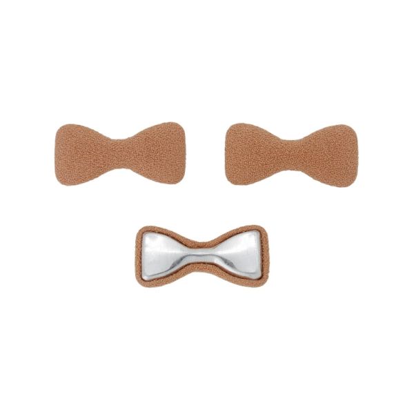 ADHESIVE BEADS - TEXTILE - RIBBON 314 33x16x6mm - GEORGETTE 01 - PEACH - 5pcs.