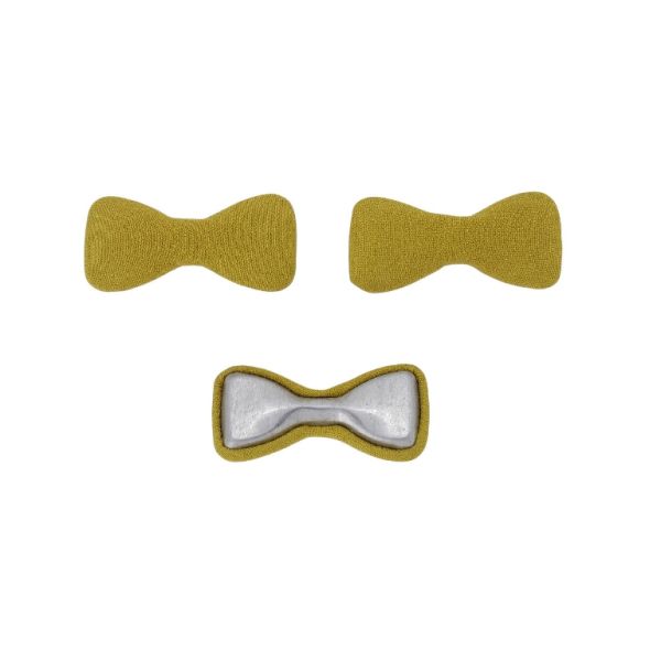 ADHESIVE BEADS - TEXTILE - RIBBON 315 33x16x6mm - GEORGETTE 01 - TOBACCO - 5pcs.