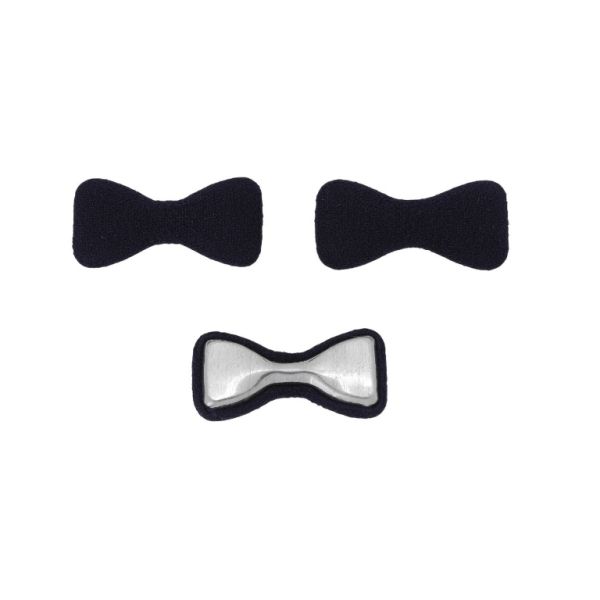 ADHESIVE BEADS - TEXTILE - RIBBON 317 33x16x6mm - GEORGETTE 01 - BLUE (DARK) - 5pcs.