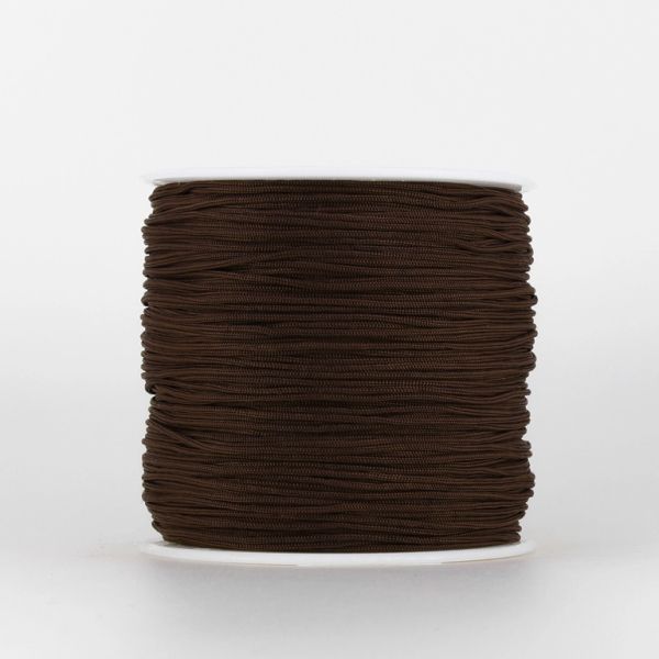 POLYESTER THREAD GSM 1.0mm - BROWN (DARK) 738 - 80meters