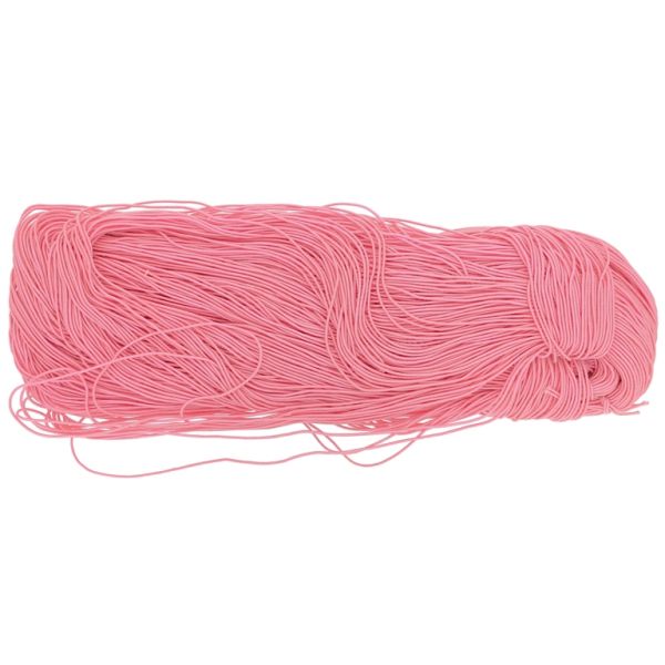 TEXTILE ELASTIC - 1mm - PINK 10 - PACKAGE 10x22meters