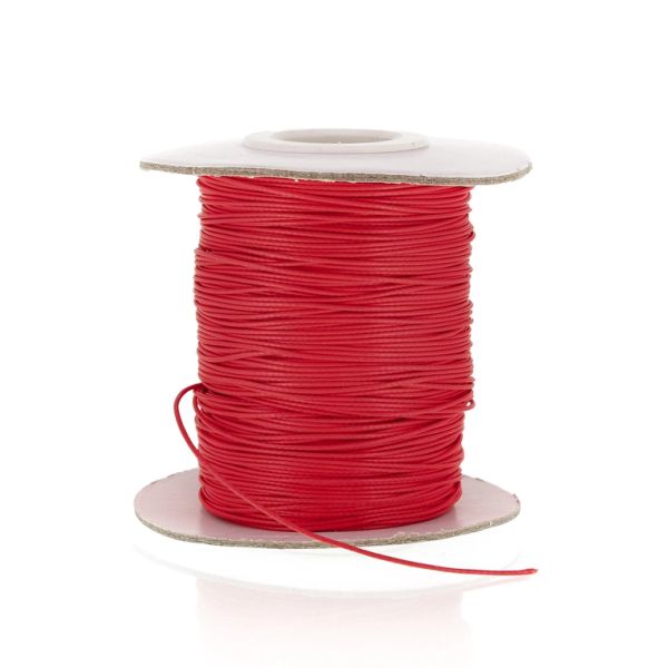 POLYESTER THREAD - 0.5mm RED (LIGHT) A016 - PACKAGE 2х160meters