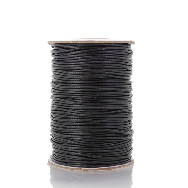 POLYESTER THREAD - 1.0mm BLACK F052 - 160meters