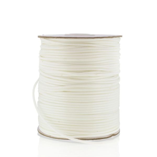 POLYESTER THREAD - 1.5mm WHITE Z092 - PACKAGE 2x160meters