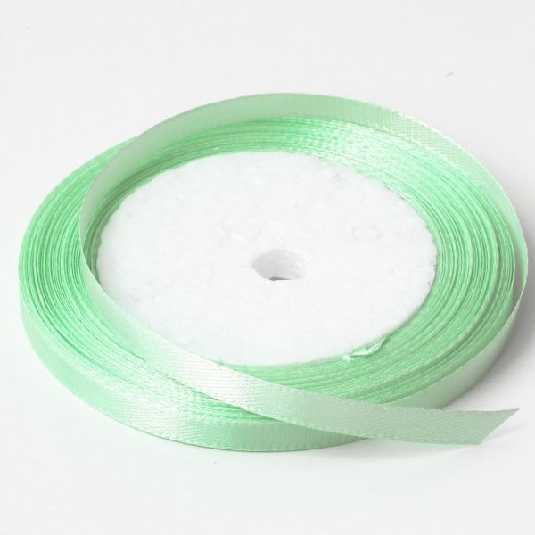 SATIN RIBBON 0.6cm - RESEDA (DARK) 141 - 25yards(22m)