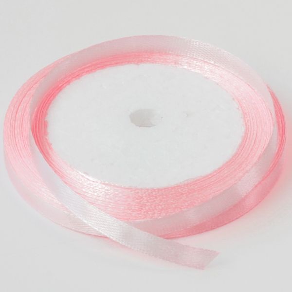 SATIN RIBBON 0.6cm - PINK 152А - 25yards(22m)
