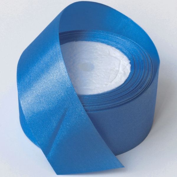 SATIN RIBBON 4.0cm - BLUE 036А - 25yards(22m)