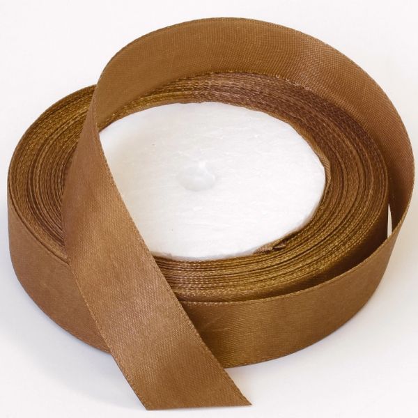 SATIN RIBBON 2.0cm - BROWN (LIGHT) 147 - 25yards(22m)