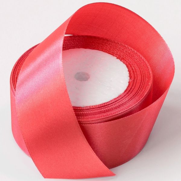 SATIN RIBBON 4.0cm - CORAL 163 - 25yards(22m)