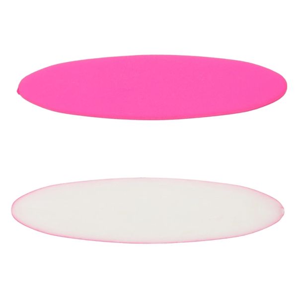 PLASTIC BEADS - RESIN 2D - FOR GLUING - ELLIPSE 01 - 67x16x4mm CYCLAMEN - PACKAGE 30pcs.