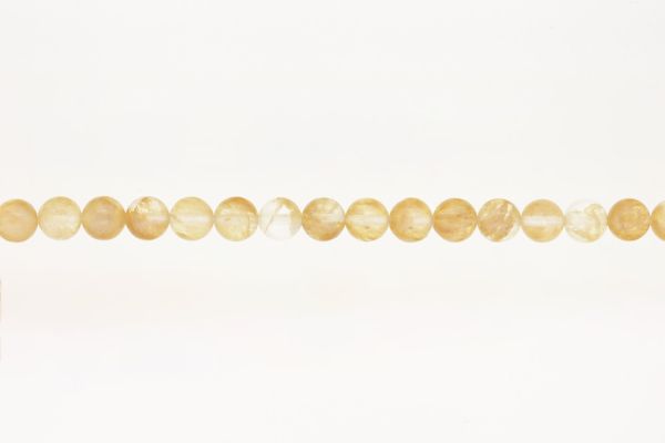 МЪНИСТА ОТ ЕСТЕСТВЕНИ КАМЪНИ - ВЕНЕРИНИ КОСИ - 8мм - НАНИЗ (48 бр.) Отвор-1.2мм