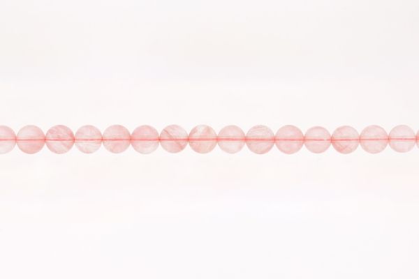 NATURAL STONE BEADS - QUARTZ WATERMELON - 8mm - STRING (48pcs.) Hole-1.6mm