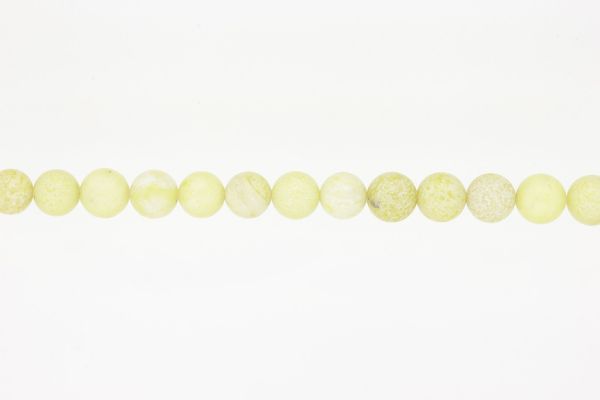 NATURAL STONE BEADS - JADE - 10mm - STRING (38pcs.) Hole-1.8mm