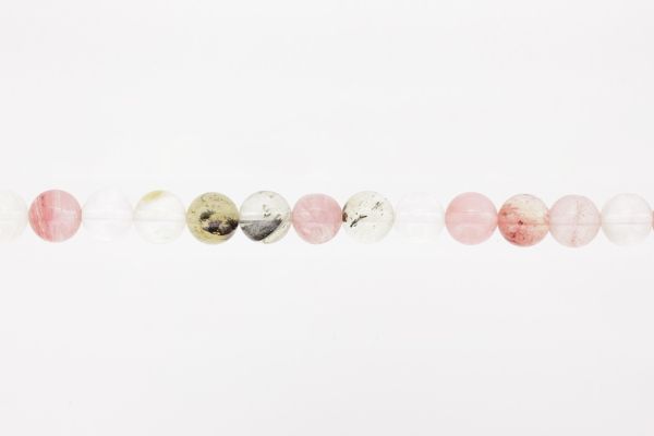 NATURAL STONE BEADS - TOURMALINE - 10mm - STRING (38pcs.) Hole-1.8mm