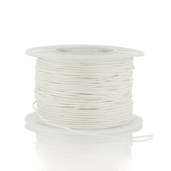 COTTON THREAD 1.0mm - WHITE 101 - 70yards(64m)