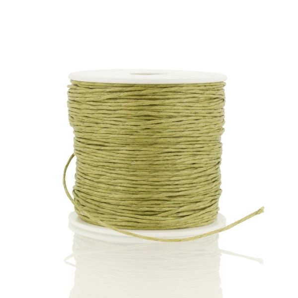 COTTON THREAD 1.0mm - GREEN MILITARY (LIGHT) 278 - 70meters