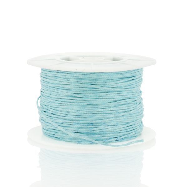 COTTON THREAD 1.0mm - TURQUOISE BLUE (LIGHT) 198 - 70yards(64m)