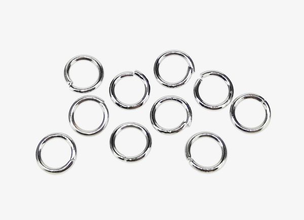 МЕТАЛНИ ЕЛЕМЕНТИ - ХАЛКИ - 0.9х6мм НИКЕЛ - NICKEL FREE - ПАКЕТ 500 гр. (6060 бр.)